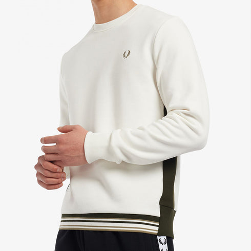Fred Perry 撞色拼接衛衣